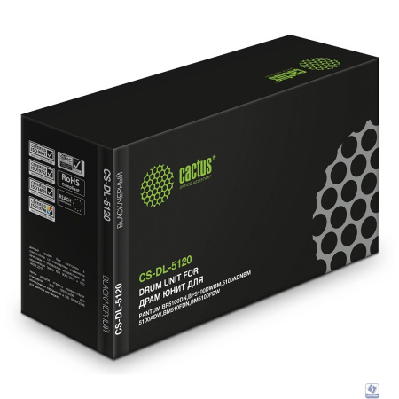 Повреждение упаковки Блок фотобарабана Cactus CS-DL-5120 DL-5120/DL-5120P черный ч/б:30000стр. для BM5100ADN/BM5100ADW/BM5100FDN/BM5100FDW/BP5100DN/BP5100DW Pantum