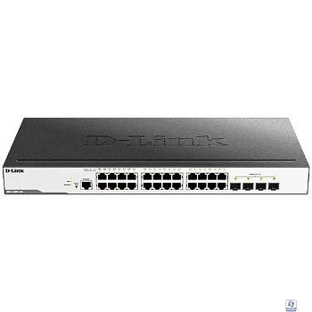 D-Link DGS-3000-28L/B1A Управляемый L2 коммутатор с 24 портами 10/100/1000Base-T и 4 портами 1000Base-X SFP