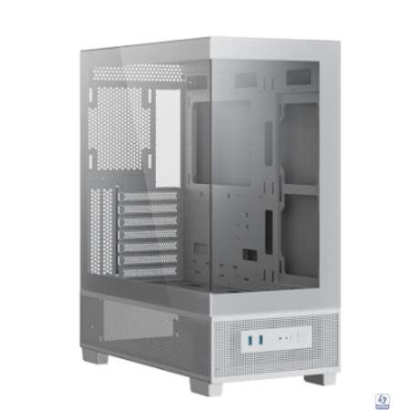 XASTRA Корпус Q500-0F White ATX/Aquarium/Screewless/no fans/ Q500-0F-WH