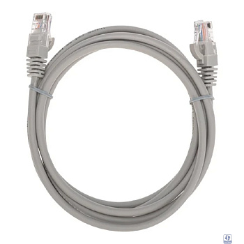 Rexant (02-0100-2) Патч-корд U/UTP, CAT 5e, RJ45-RJ45, 26AWG, LSZH, серый, 2м