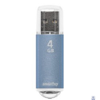 Smartbuy USB Drive 4GB V-Cut Blue (SB4GBVC-B)