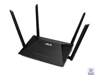 ASUS RT-AX53U Роутер беспроводной , 3 LAN, 1000 Мбит/с, 4 (802.11n), 5 (802.11ac), 6 (802.11ax), 1 x USB 2.0, 3G, 4G/LTE, IPv6 черный
