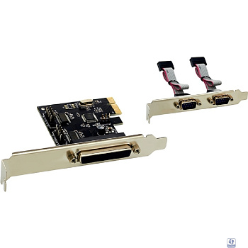 Exegate EX281226RUS Контроллер EXE-303 PCI-E, 2*COM port + 1*LPT (OEM)