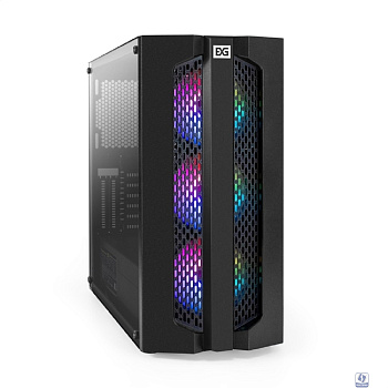 Exegate EX296078RUS Корпус Miditower ExeGate EVO-9205-EVO800 (ATX, БП EVO800RGB с вент. 12 см, с окном, 1*USB+1*USB3.0, аудио, черный, 3 вент. 12см с RGB подсветкой)