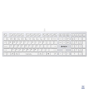 Клавиатура A4Tech Fstyler FX50 белый USB slim Multimedia (FX50 WHITE)