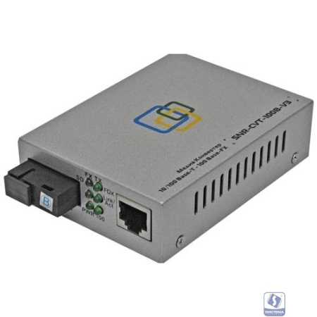 SNR Медиаконвертер 10/100Base-T / 100Base-FX, Tx/Rx: 1550/1310нм, V3