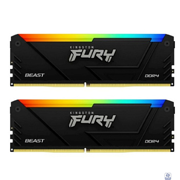 Kingston DDR4 DIMM 2x8GB 3600MHz KF436C17BB2AK2/16 Fury Beast RGB RTL Gaming PC4-28800 CL17 