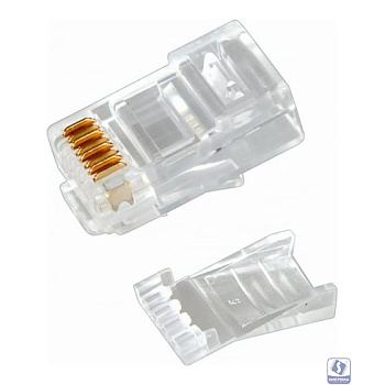 Rexant (05-1031) Разъем RJ-45(8P8C) под витую пару, UTP, CAT 6, с вставкой (50шт)