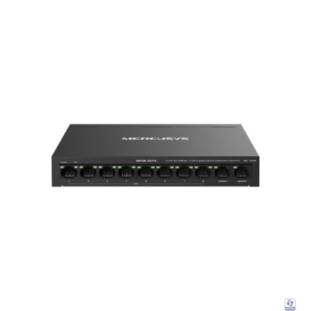 Mercusys MS110CMP Настольный коммутатор с 8 портами PoE+ 10/100 Мбит/c и 2 гигабитными портами