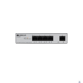 ORIGO OS2205P/60W/A1A Неуправляемый PoE-коммутатор 4x1000Base-T PoE+, 1x1000Base-T, PoE-бюджет 60 Вт