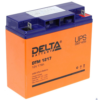 Delta DTM 1217  (17 А\ч, 12В) свинцово- кислотный аккумулятор  