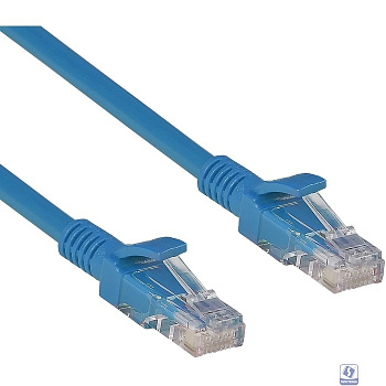 Exegate EX258680RUS Патч-корд UTP-RJ45-RJ45-5e-3M-BL, UTP, cat.5e, 3м, синий