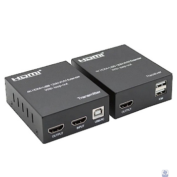 ORIENT VE050, HDMI KVM extender (Tx+Rx), HDMI+USB+Audio удлинитель до 120 м по витой паре Cat5e/6, HDMI 1.4, 4K@30Hz/1080p@60Hz, HDCP (31212)