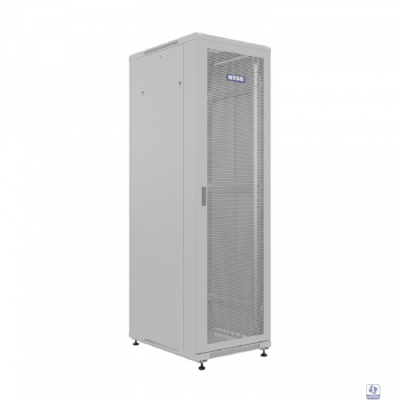 NTSS Шкаф напольный универсальный серверный NTSS R 42U 600х800мм, 4 профиля 19, двери перфорированная и перфорированная, боковые стенки съемные, регулируемые опоры, разобранный, серый RAL 7035 NTSS-R4