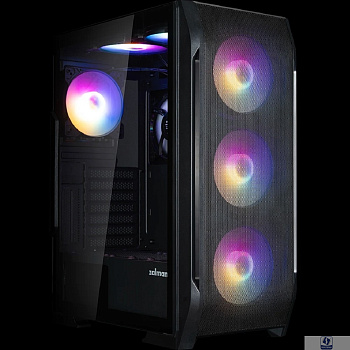 корпус ZALMAN N7 PLUS V2, ATX, BLACK, WINDOW, 1xCombo (3.5” or 2.5”), 1 x 3.5”, 3 x 2.5”, 2xUSB2.0, 1xUSB3.0, FRONT 3x120mm RGB, REAR 1x120mm RGB, TOP 2x120mm RGB, SIDE 1x120mm