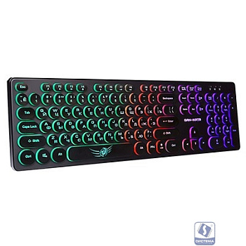 Dialog Gan-Kata Клавиатура KGK-16U BLACK - игровая с RGB-подсветкой, USB, черная