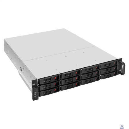 Exegate EX294271RUS Серверная платформа ExeGate Pro 2U550-HS12 <RM 19", высота 2U, глубина 550, Redundant БП 2x550W, 12xHotSwap, USB>