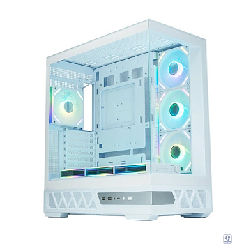 Корпус XASTRA Q700 7ARGB-FS-C10-UC White ATX/Aquarium/Screewless/7x120mm ARGB PWM Daisy Chain FS fans/Argb+PWM HUB 10port/Type C / Q700-7FS12A-C10-UC-WH