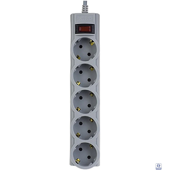 Perfeo Сетевой фильтр "POWERX", PF_A4717 (3,0м, 5 розеток, серый)