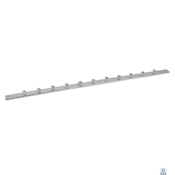 Cabeus CGB-1U-19 Медная шина заземления (покрытие никелем), 19" дюймов, в комплекте винты, шайбы