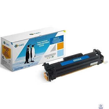 Картридж лазерный G&G GG-CC532A желтый (2800стр.) для HP CLJ CP2020/CP2025/CM2320 MFP