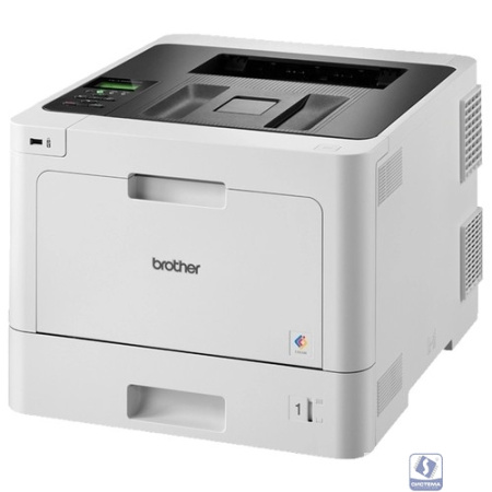 Brother HL-L8260CDW Принтер, A4, цветной лазерный, 31 стр/мин, 256Мб, дуплекс, GigaLAN, WiFi, USB (старт.картриджи 3000/1800стр) (HLL8260CDWR1)