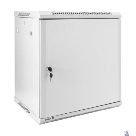 Exegate EX298615RUS Шкаф телекоммуникационный 19" настенный 12U ExeGate EC-WM-12U.450.M.GREY (19”, 12U, 600x450x635mm (ШхГхВ), передняя дверь металл, съемные боковые панели, пыле- и влагозащита IP23, 