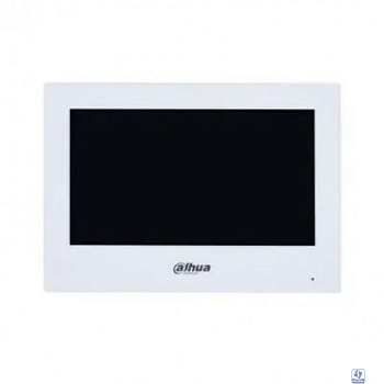 DAHUA DHI-VTH2621GW-P Видеодомофон IP 7 дюймовый, белый, ёмкостной сенсорный экран, питание DC 12В/PoE
