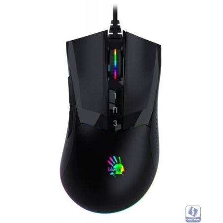 Мышь A4Tech Bloody W90 Max черный оптическая (10000dpi) USB (7but)