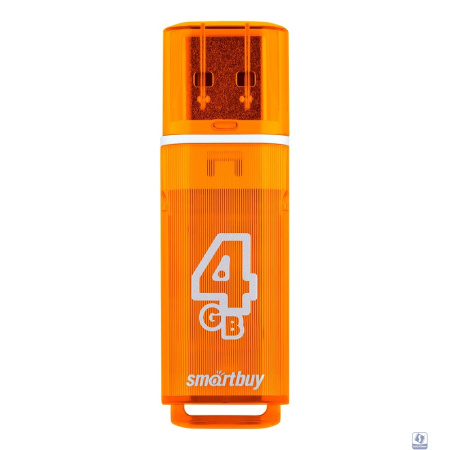 Smartbuy USB Drive 4GB Glossy series Orange (SB4GBGS-Or)