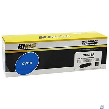 Hi-Black CC531A/№ 718  Картридж для HP CLJ CP2025/CM2320/Canon LBP7200, С, 2.8K 