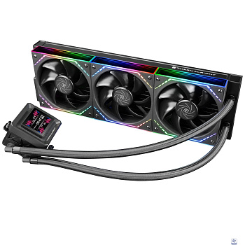 Thermalright Система водяного охлаждения Frozen Warframe SE 360 ARGB Black V2 / 3x120mm ARGB PWM Fans / TRFWSE360ABV2