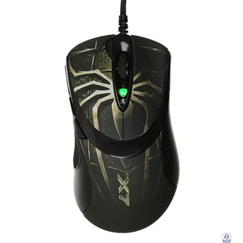 Мышь A4Tech Oscar Editor XL-747H коричневый/рисунок лазерная (3600dpi) USB2.0 (6but)