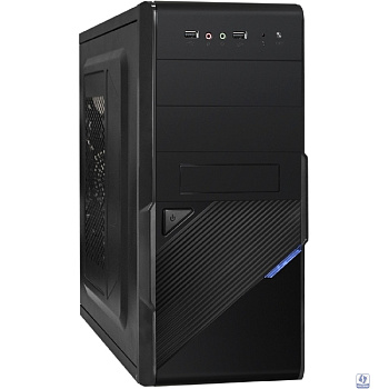 Exegate EX284019RUS Корпус Minitower BA-201 Black, mATX, <AA450, 80mm>, 2*USB, Audio