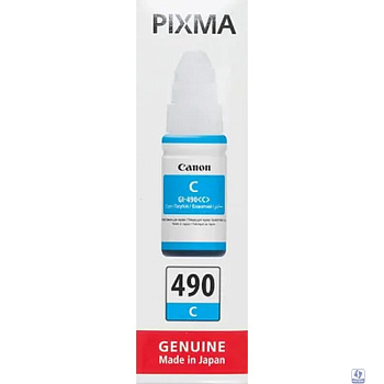 Canon 0664C001 Чернила Canon GI-490 C (cyan), 70 мл