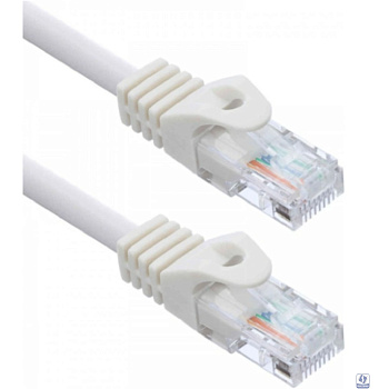 Кабель ACD Патч-корд ACD-LPU5C-5DW |ACD-LPU5C-5DW| Cat5e UTP 24AWG 4Pair, 7/0.18мм CU Белый, 0.5м (741722)