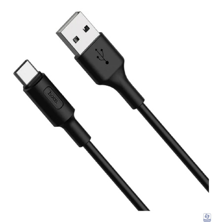 HOCO Кабель USB2.0 Hoco AM/Type-C, 2А, X25, 1м, черный, коробка
