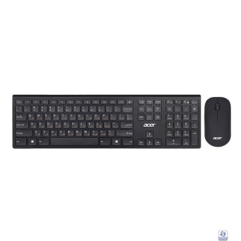 Acer OKR030 [ZL.KBDEE.005] Комплект (клавиатура + мышь) Combo wilreless USB  slim black 