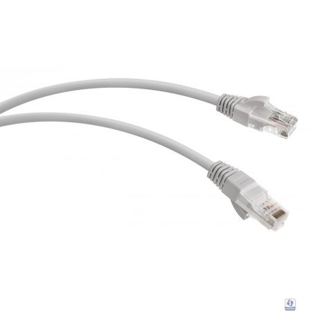 WRline Патч-корд U/UTP, категория 5е, 2xRJ45, неэкранированный, серый, LSZH, 2м