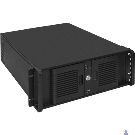 Exegate EX300098RUS Серверный корпус ExeGate Pro 4U480-15/4U4132 <RM 19", высота 4U, глубина 480, БП 700PAS, USB>