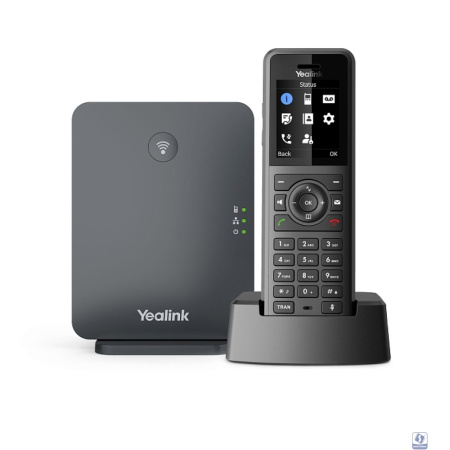 Yealink SIP - W77P телефон (база W70B + трубка W57R) до 10 SIP-аккаунтов, до 10 трубок на базу, до 20 одновременных вызовов, шт"