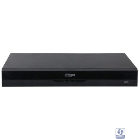 DAHUA DHI-NVR2208-8P-I2 8-канальный IP-видеорегистратор с PoE, 4K, H.265+, видеоаналитика, входящий поток до 144Мбит/с, 2 SATA III до 10Тбайт