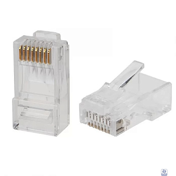 Rexant (05-1031-4) Разъем RJ-45(8P8C) под витую пару, UTP, CAT 6 (упаковка 50 шт)