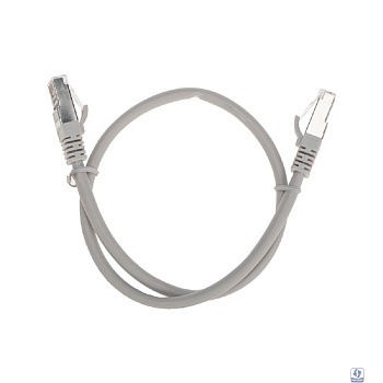 Rexant (02-0390-05) Патч-корд S/FTP, CAT 6A (10G), RJ45-RJ45, 28AWG, LSZH, серый, 0,5м