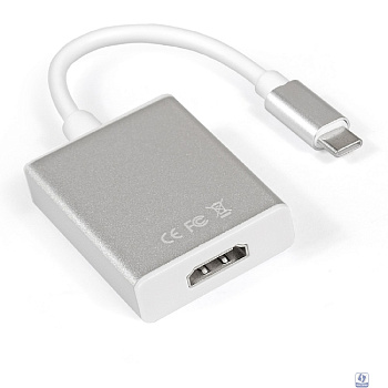 Exegate EX284937RUS Кабель-адаптер Type C-HDMI ExeGate EX-CM-HDMIF-0.15 (USB Type C/19F, 0,15м)