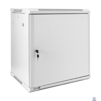 Exegate EX298615RUS Шкаф телекоммуникационный 19" настенный 12U ExeGate EC-WM-12U.450.M.GREY (19”, 12U, 600x450x635mm (ШхГхВ), передняя дверь металл, съемные боковые панели, пыле- и влагозащита IP23, 