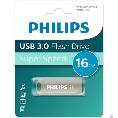 PHILIPS USB Drive 16GB IRON 3.0, USB 3.0 (FM16FD165B/97)