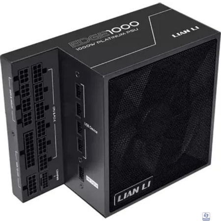 Lian Li  Блок питания  EG1000 / Black / ATX 3.1, 1000W, 80 PLUS Platinum, PCIe 5.1, APFC, USB HUB, 120mm FDB Fan, Fully Modular / G9P.EG1000.BE00.RU