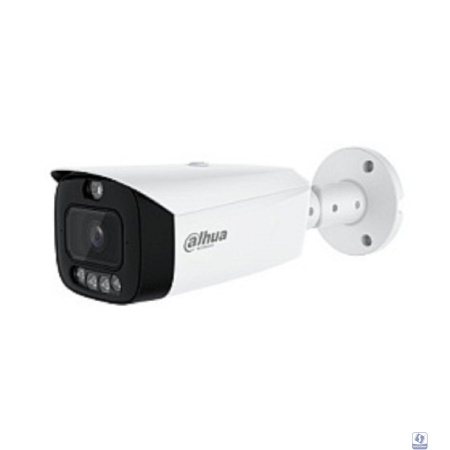 DAHUA DH-IPC-HFW3449T1P-AS-PV-0360B-PRO Уличная цилиндрическая IP-видеокамера WizColor TiOC K 4Мп, 1/1.8” CMOS, объектив 3.6мм, видеоаналитика, 2 микрофона, ИК 50м, LED 50м, IP67, металл/пластик