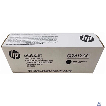 HP Q2612AC Картридж, Black для HP LJ 1010С, 2К (белая коробка)